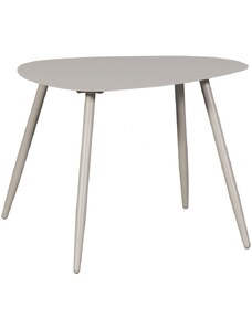 Hoorns Světle šedý kovový zahradní odkládací stolek Aiwa 68 x 51 cm
