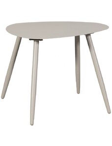 Hoorns Světle šedý kovový zahradní odkládací stolek Aiwa 58 x 43 cm