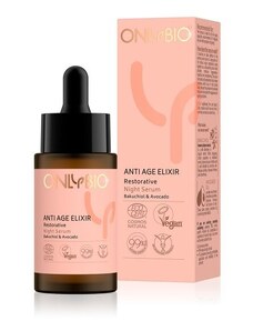 Obnovující noční pleťové sérum s avokádem (Anti Age Elixir) OnlyBio - 30 ml