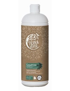 Kopřivový šampon na mastné vlasy s rozmarýnem Tierra Verde - 1000 ml