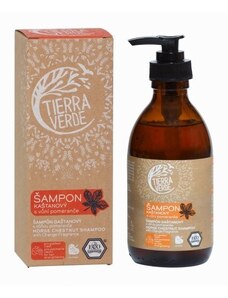 Kaštanový šampon pro posílení vlasů s pomerančem Tierra Verde - 230 ml