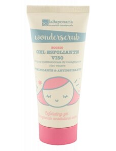 Peelingový gel na obličej WonderScrub BIO laSaponaria - 100 ml