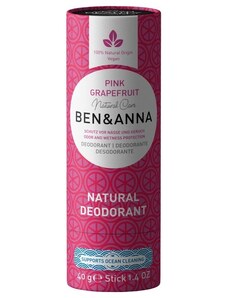 Tuhý deodorant růžový grapefruit Ben & Anna - 40 g