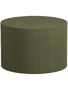 Hoorns Zelený lakovaný odkládací stolek Sanny 60 cm