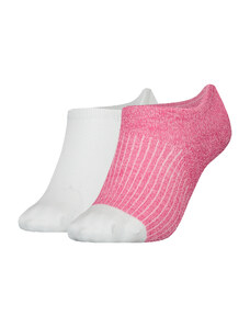 TOMMY HILFIGER Dámské bílé,růžové nízké ponožky 2 páry 701222652-2P-003