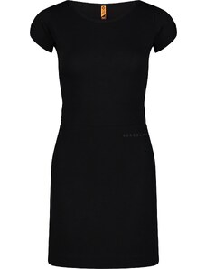 Nordblanc Černé dámské šaty WAISTLINE