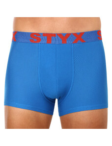 Pánské boxerky Styx sportovní guma nadrozměr modré (R1167) 5