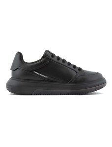 Kožené sneakers boty Emporio Armani černá barva, X4X633 XM964 K001