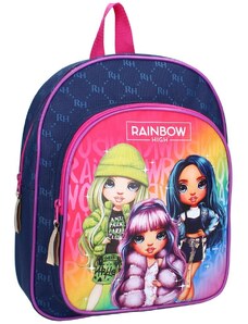 Vadobag Dětský / dívčí batoh s přední kapsou Rainbow High - 6L