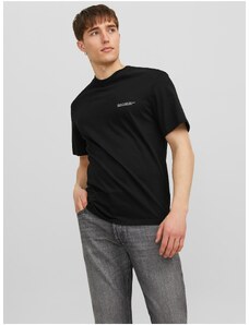 Černé pánské tričko Jack & Jones Vesterbro - Pánské