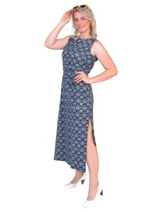 Top Elegant Maxi šaty JULIA / mandaly na modré