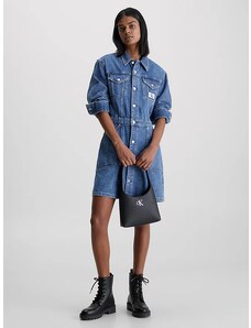 Calvin Klein Jeans | Trucker šaty | Modrá