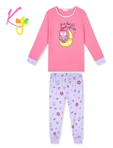 Dívčí pyžamo Kugo MP1329 - růžová