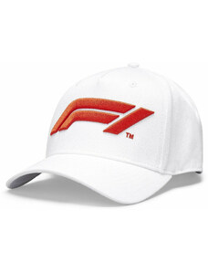 F1 kšiltovka LOGO Baseball white