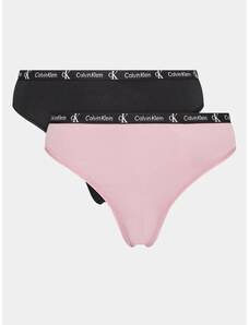 Sada 2 kusů string kalhotek Calvin Klein Underwear