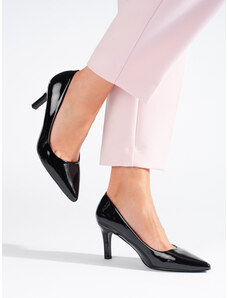 GOODIN Shelvt classic women's heeled pumps black lacquered