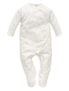 Pinokio Lovely Day Babyblue Wrapped Overall LS Ecru