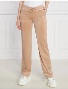 Juicy Couture Tepláky Del Ray Classic Velour Pant Pocket Design GOLD HW | Regular Fit