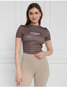 GUESS ACTIVE Top G-CUBE STRIPE SHORT SLEEVE | Regular Fit