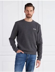 BOSS BLACK Svetr Structure Sweatshirt | Regular Fit