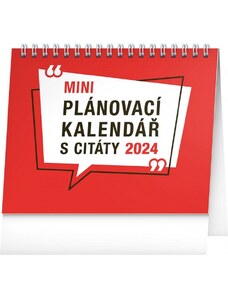 PRESCO GROUP, a.s. Stolní kalendář Plánovací s citáty 2024 PGS-32576-24