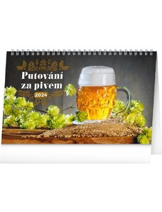 PRESCO GROUP, a.s. Stolní kalendář Putování za pivem 2024 PGS-32618-24