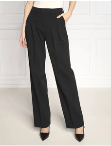 Calvin Klein Kalhoty TWILL PLEATED | Straight fit | s příměsí vlny
