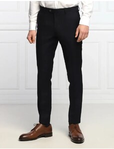 Oscar Jacobson Wełniane spodnie Denz | Slim Fit