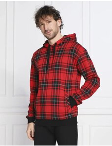 Hugo Bodywear Mikina Checked Sweat Hood | Regular Fit