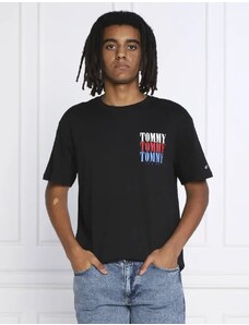 Tommy Jeans Tričko MULTI LOGO | Regular Fit