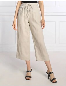 DKNY Lněné kalhoty | flare fit
