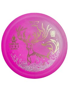 YIKUNSPORTS Frisbee Discgolf Zhu Fairway Driver růžové