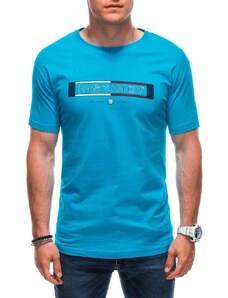 Buďchlap Světle modré tričko s originálním nápisem S1795