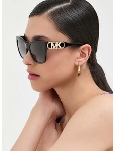 Sluneční brýle Michael Kors EMPIRE SQUARE dámské, černá barva, 0MK2182U