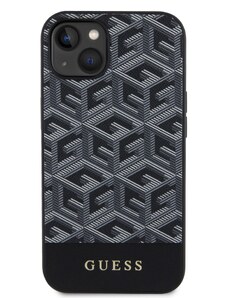 Ochranný kryt pro iPhone 14 - Guess, G Cube MagSafe Black