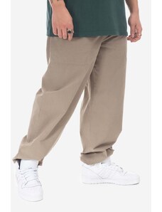 Bavlněné kalhoty Stan Ray Jungle Pant SS23023DUS béžová barva, jednoduché