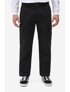 Bavlněné kalhoty Dickies černá barva, ve střihu cargo, DK0A4XDUBLK-BLACK