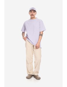 Bavlněné tričko Taikan fialová barva, TT0001.LAV-LAV