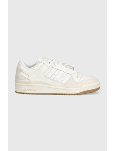 Kožené sneakers boty adidas Originals Forum Low bílá barva, ID6858-white