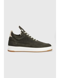 Semišové sneakers boty Filling Pieces Low Top Ripple Suede zelená barva, 25122791926