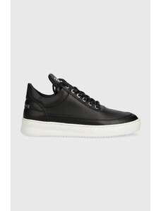 Kožené sneakers boty Filling Pieces Low Top Crumbs černá barva, 10127541861