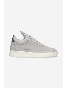 Semišové sneakers boty Filling Pieces Low Top Suede šedá barva, 10122791878