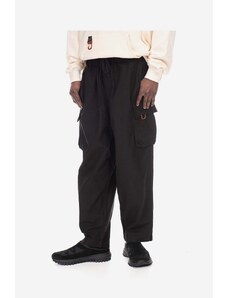 Kalhoty Manastash pánské, černá barva, ve střihu cargo, 7923110011-310