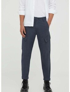Kalhoty Levi's XX TAPER CARGO pánské, šedá barva, jednoduché