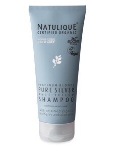 Fialový šampon neutralizující teplé blond odstíny - NATULIQUE Pure Silver Shampoo 200 ml