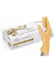 UNIGLOVES Nitrilové rukavice zlaté - Fancy Gold, 100 ks