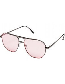 Sluneční brýle Urban Classics Sunglasses Manila - gunmetal/palepink