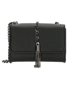 Charm London Černá zdobená crossbody kabelka s řetízkem „Bling“