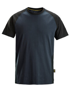 Snickers Workwear Tričko s krátkým raglánovým rukávem modro-černé vel. S