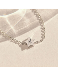 MIDORINI.CZ Dámský náhrdelník s iniciálou na přání, chirurgická ocel